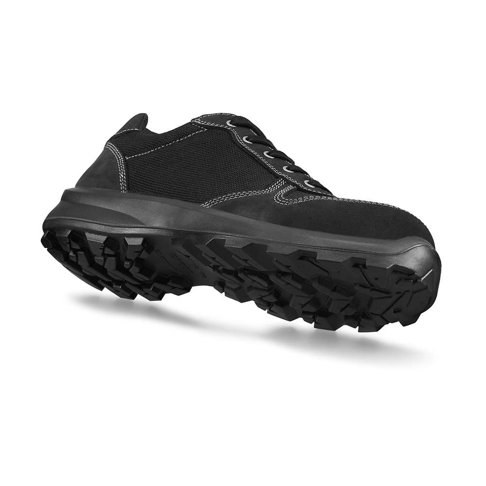 Unisex Shoe With Leather Upper And Fiberglass Toe Cap. Provides protection and comfort
