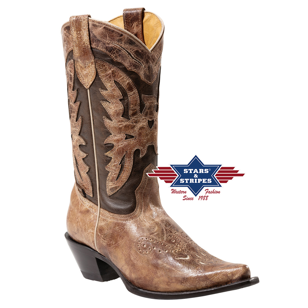 Cowboy boots WBL-24 ladies, brown