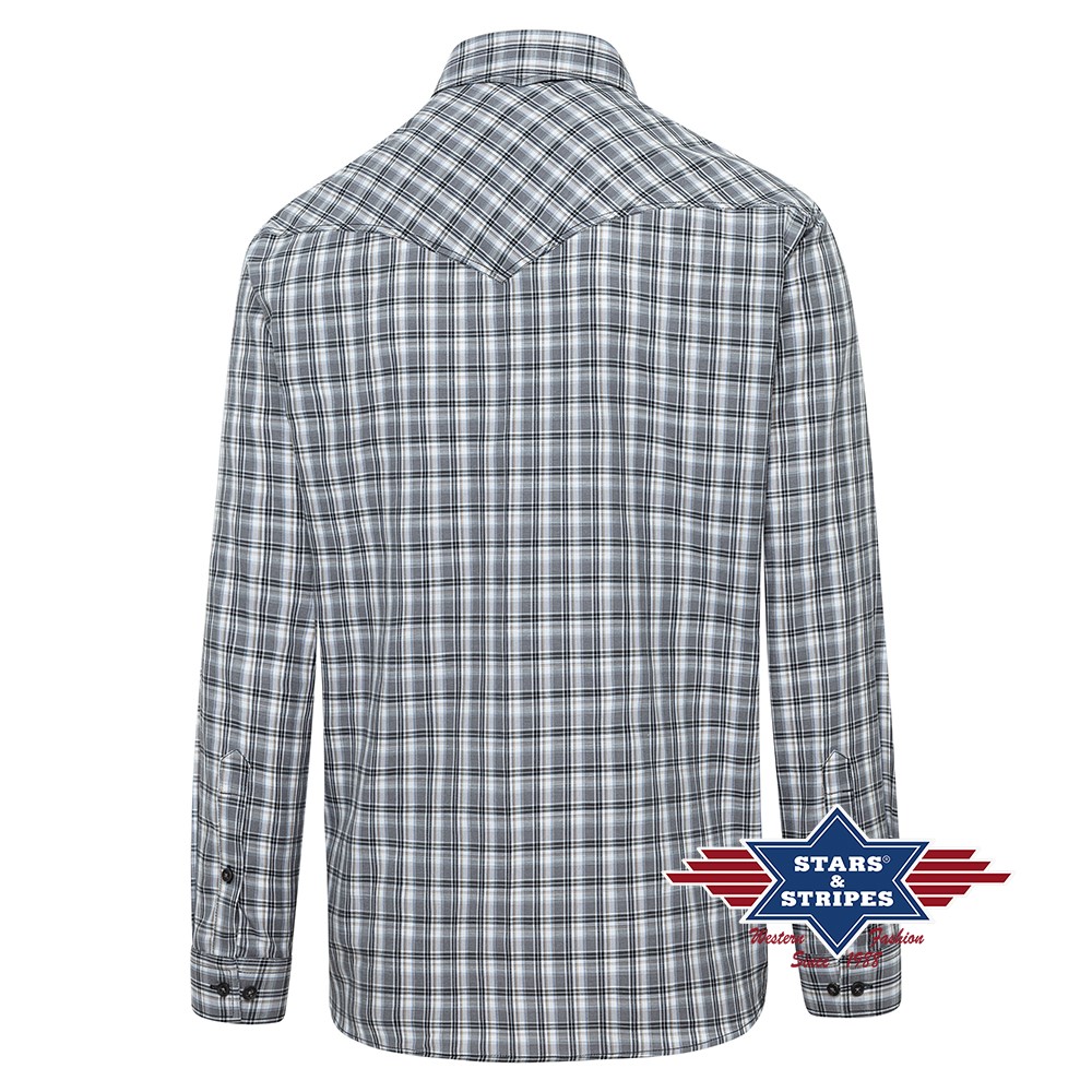 Western shirt OKLAHOMA, checkered