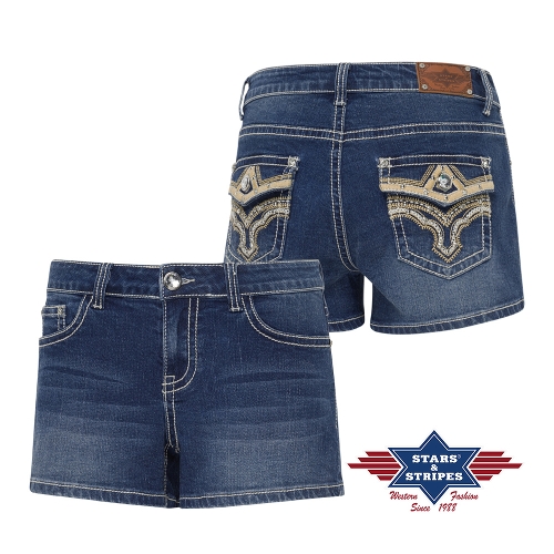 Western-Jeans DIAMOND-short