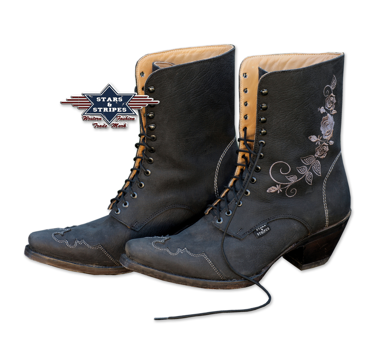 Cowboy boots Line Dance Boots ROSIE BLACK