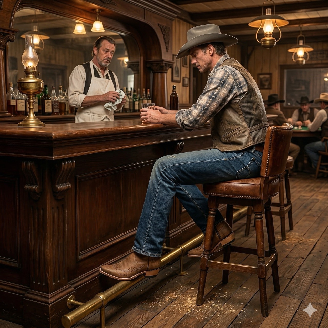 Cowboystiefel Line Dance Stiefel MF1512 Herren