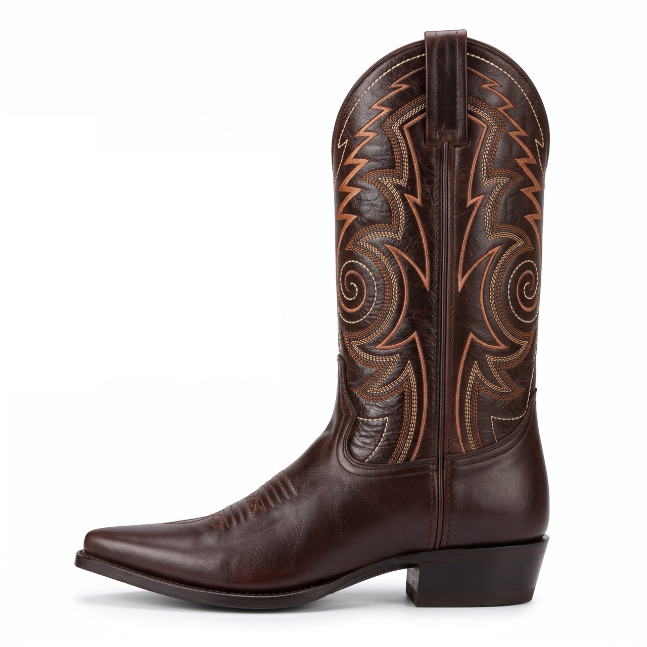 Westernstiefel Herren, mossil café, Gr. 41,5
