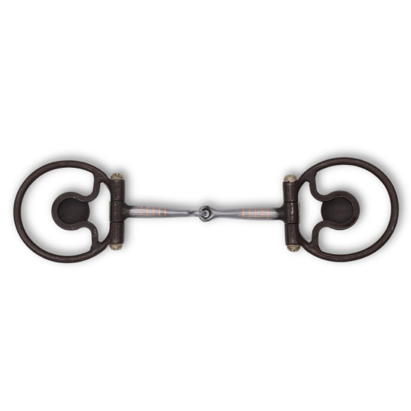 Snaffle Westernbit s Texasstern Conchos 13,5 cm