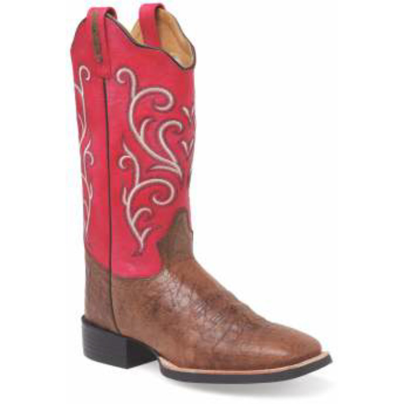 Cowboy boots ladies 18129E, brown-red