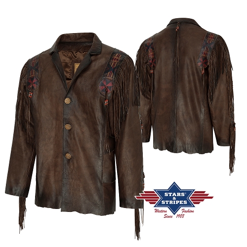 Western leather jacket PACO
