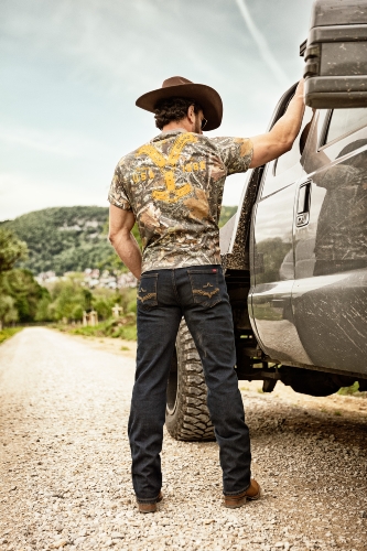 Tričko YELLOWSTONE Ride for the Brand camo