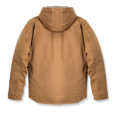 Carhartt Duck Jacke mit Kapuze und Sherpa-Futter