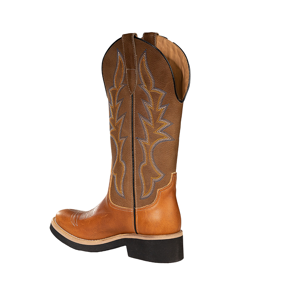 Cowboy boot F220 in oiled calfskin, brown