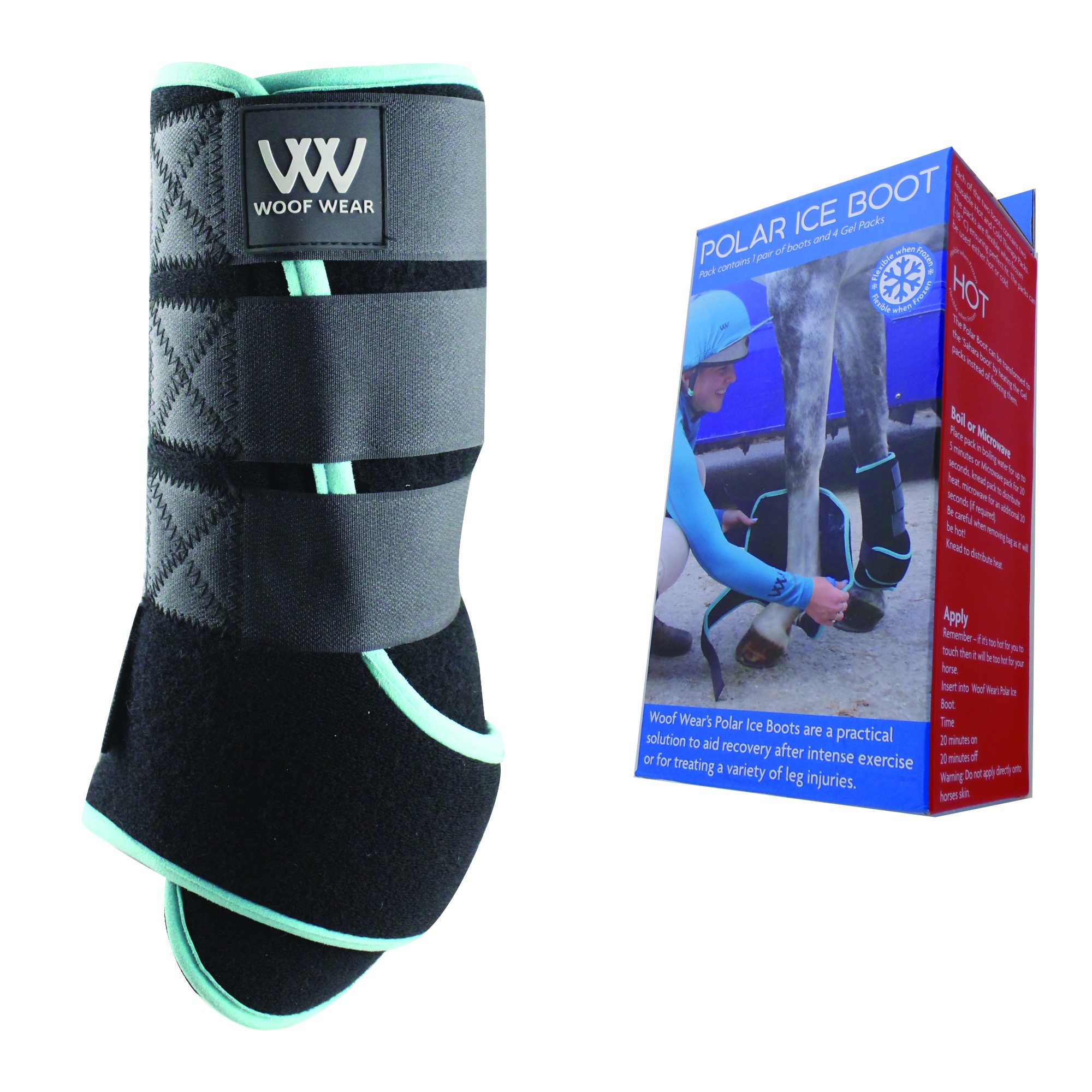 Kühlgamaschen inkl. Therapie Packs.