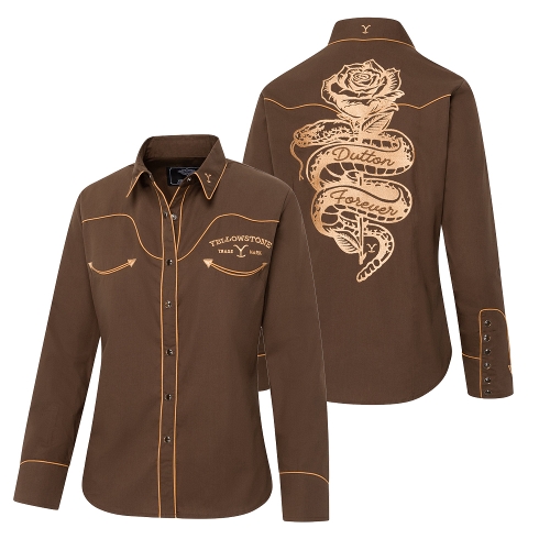 Westernbluse YELLOWSTONE Dutton forever