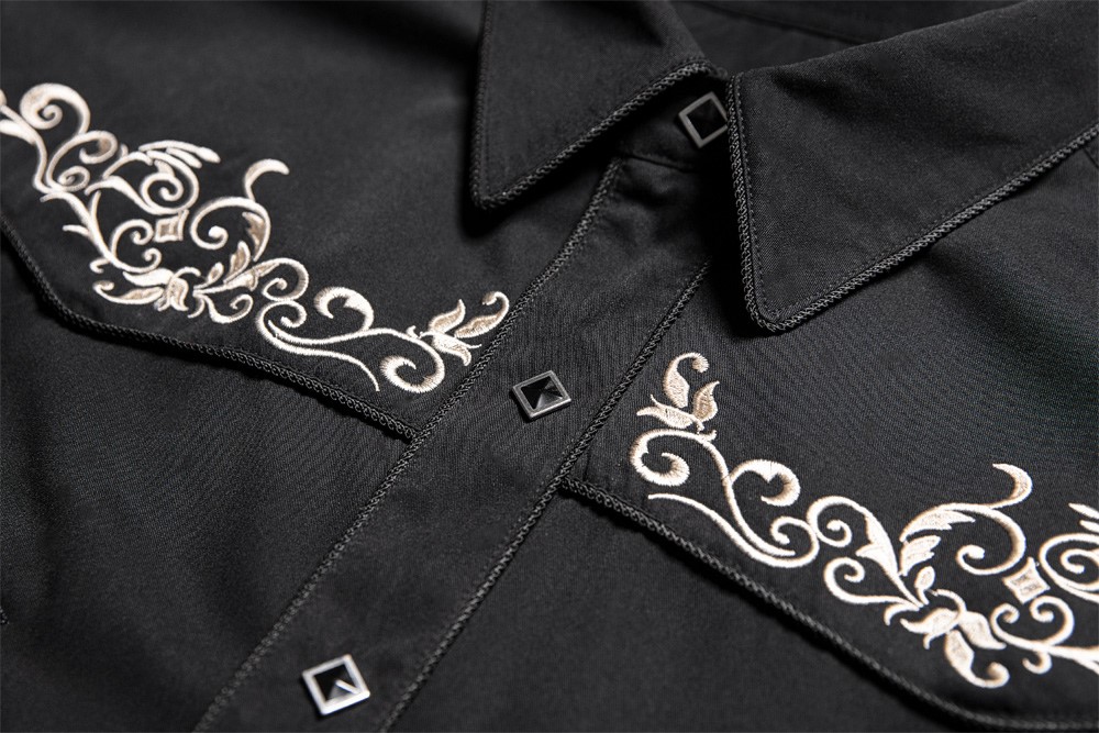 Westernhemd BRANDON schwarz