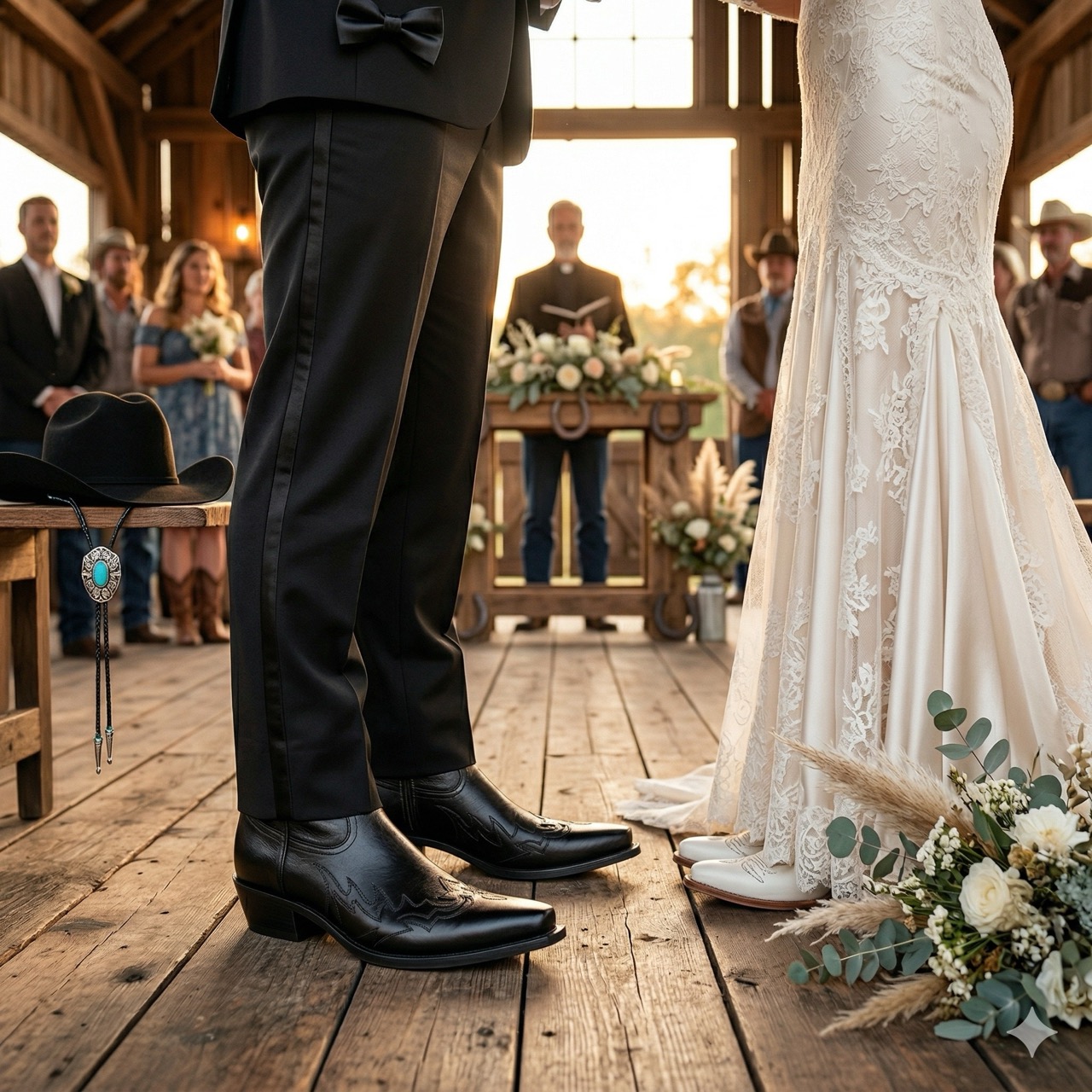 Cowboystiefel Line Dance Stiefel schwarz MF1515 Herren