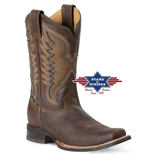Western boot WB-53, brown
