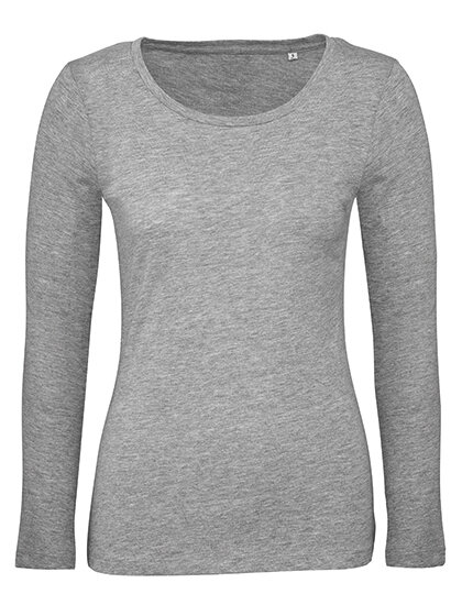 Basic ladies organic long sleeve shirt