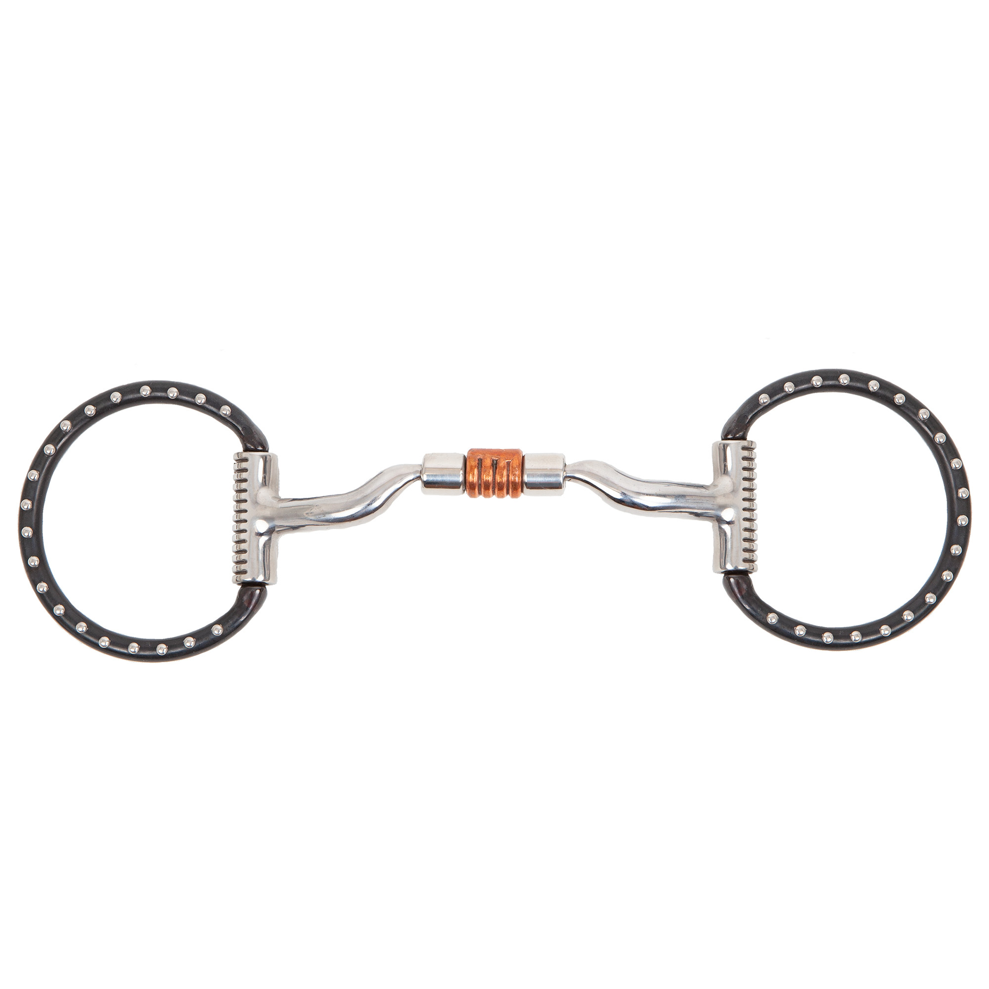 Myler Bit Black Western Dee MS.04 mit Kupfer-Roller