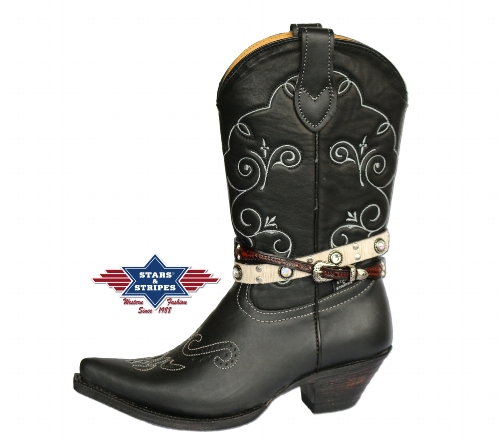 Cowboy boots boot straps SB-12