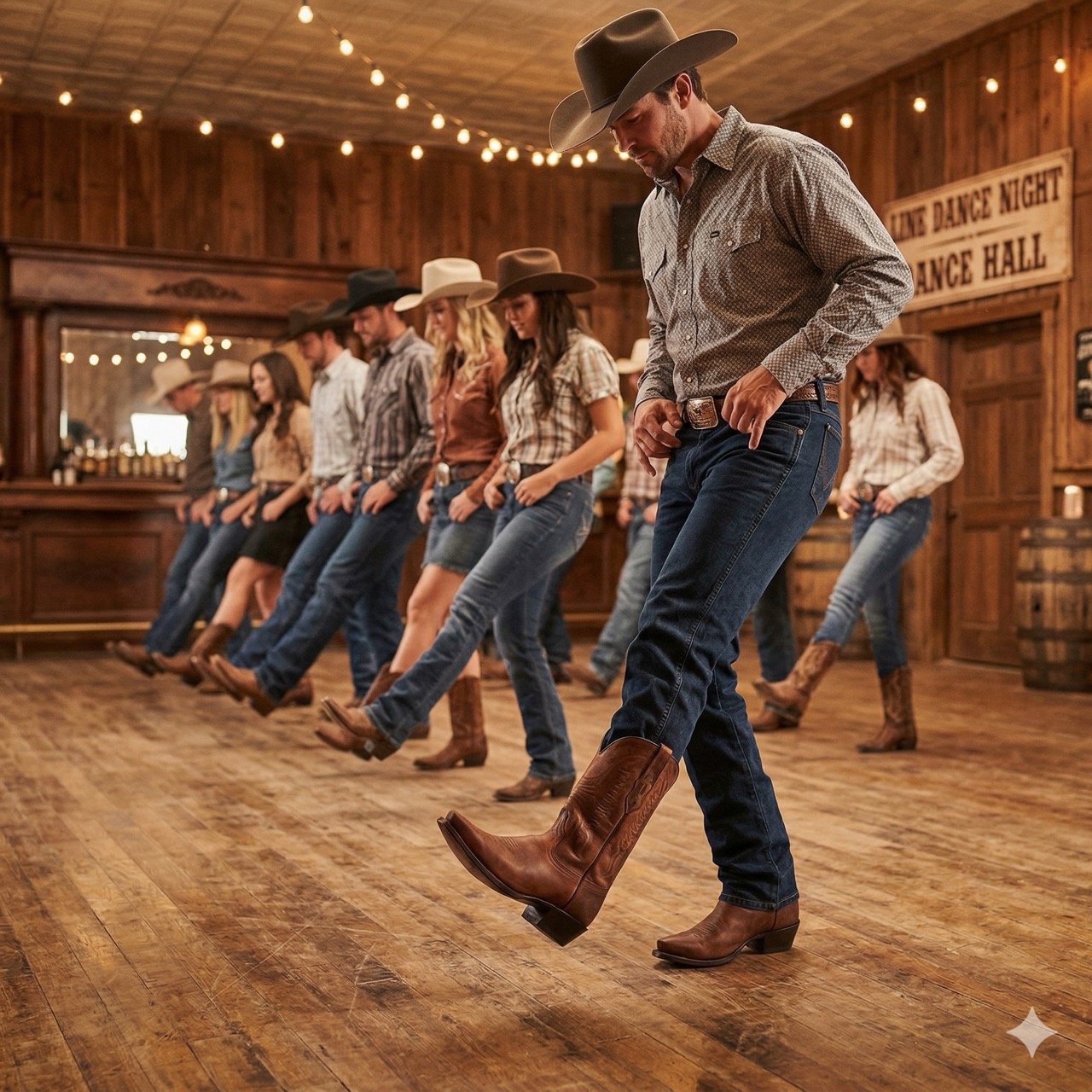 Cowboystiefel Herren MF1517 Boerne, burgundy