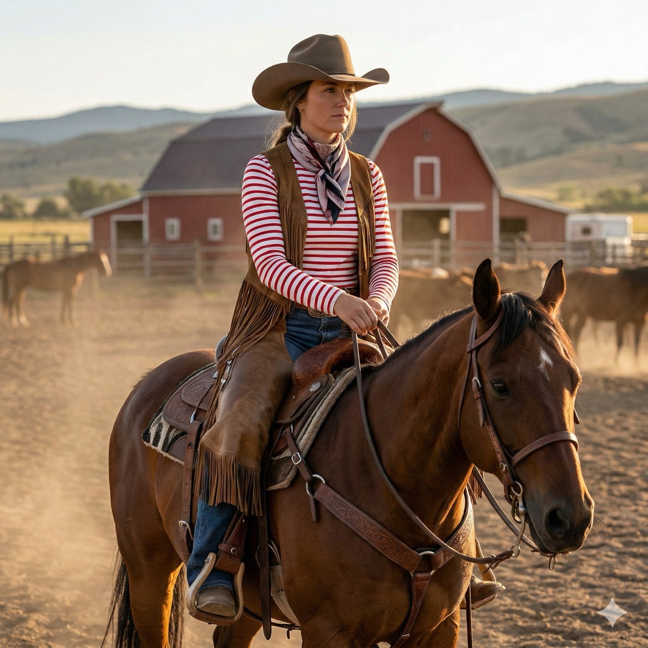 Damen Langarm-Shirt gestreift Marine-Look