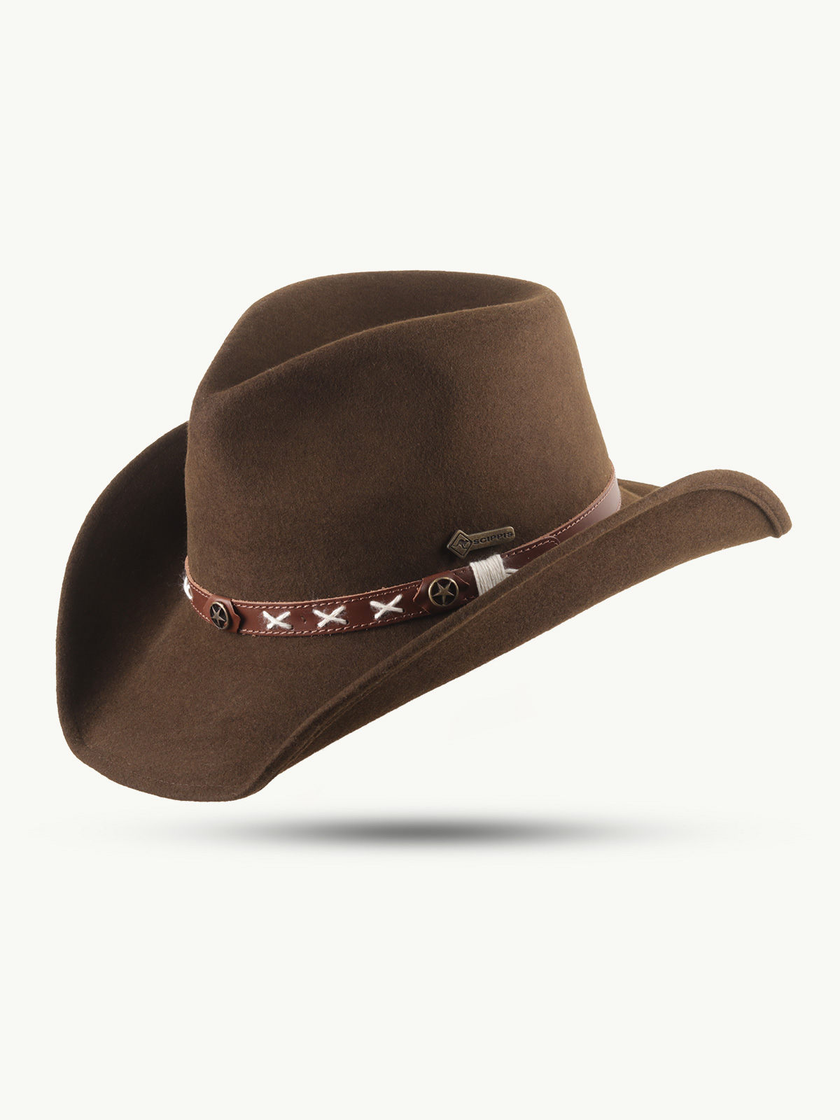 Western Wollfilzhut SCIPPIS Smokey, braun