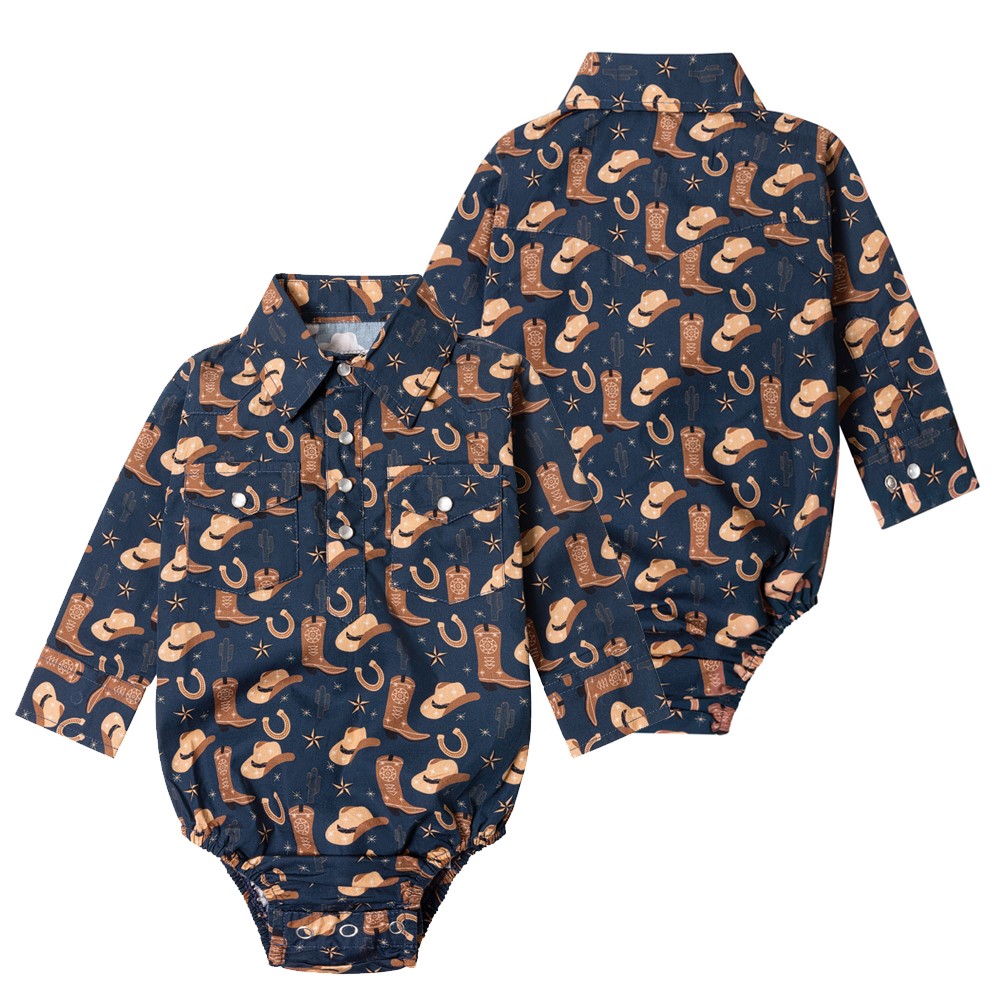 Baby cowboy bodysuit