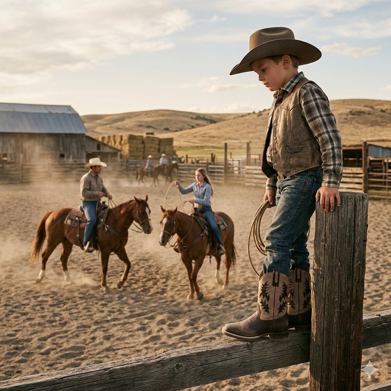 Cowboy boots for children BSC1949 Prescott