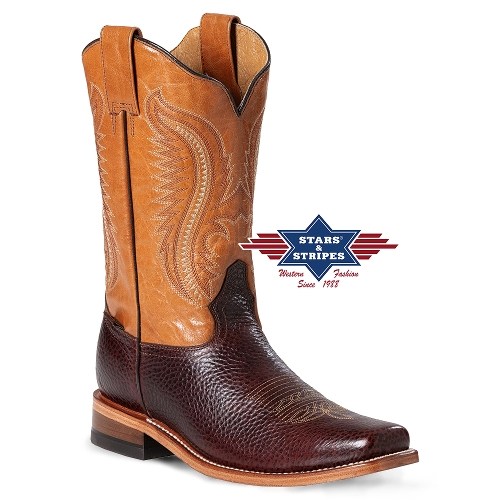 Western boots WB-52, camel brown
