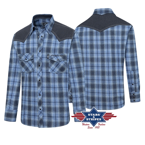 Western shirt HANK blue