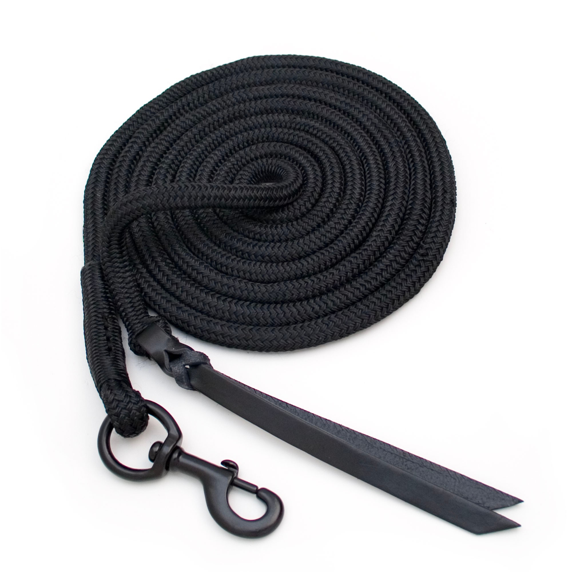 Cubicle Rope Blockers Blocker Lead Rope Horseman w. carabiner, 3.60m, black/red