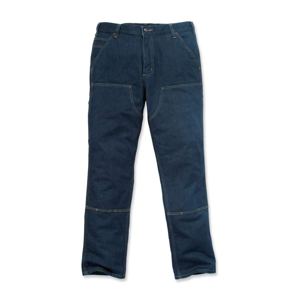 Jeans With Stretch And Reinforced Knee Area For Men