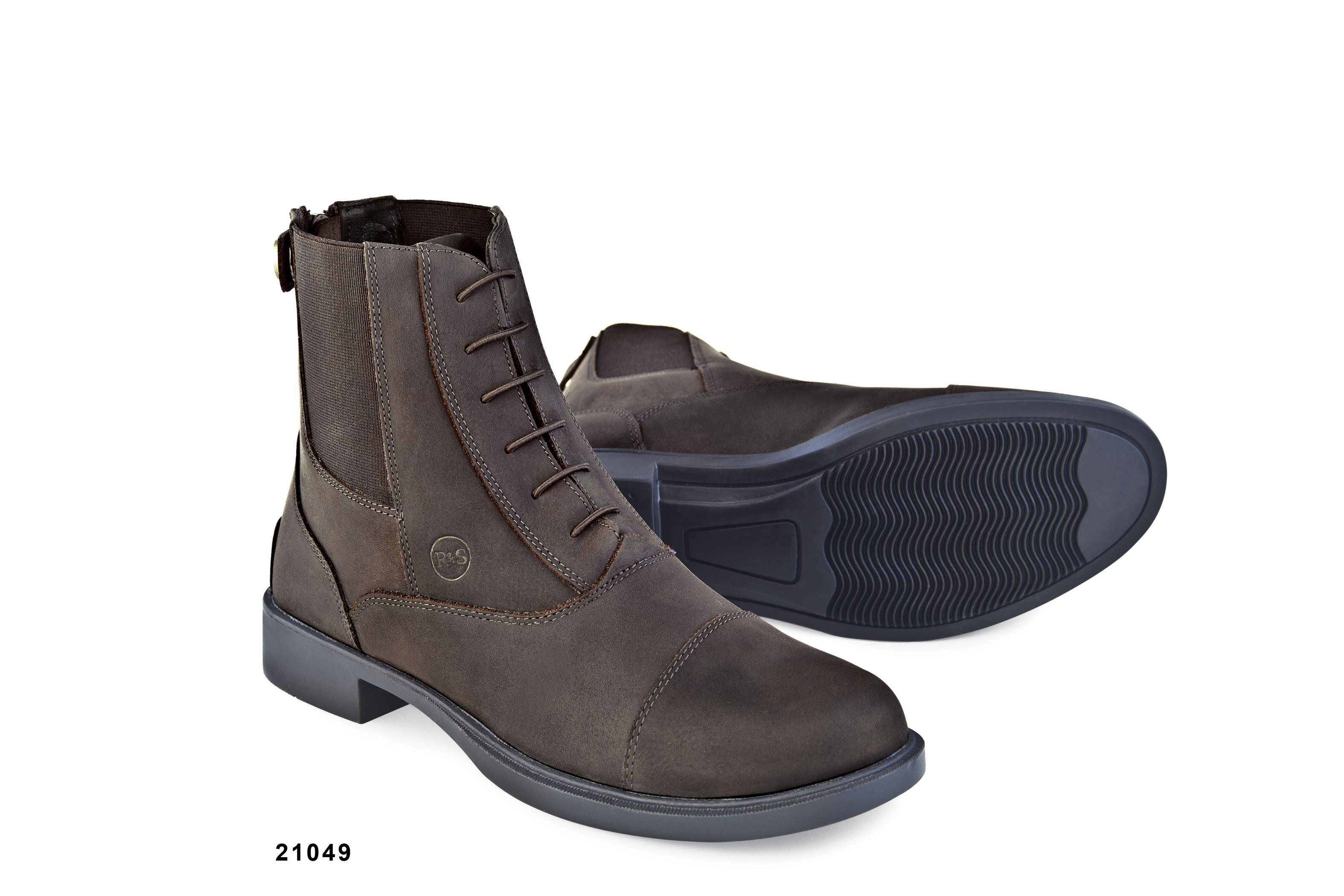 Ladies riding ankle boot brown Zeal 21049