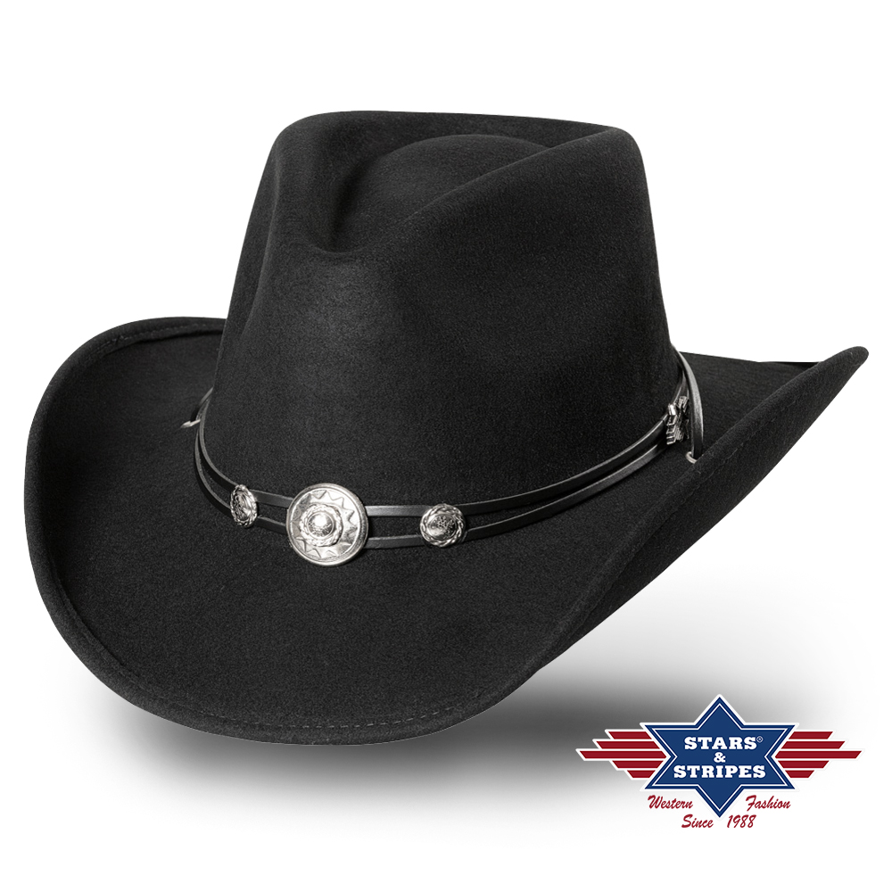 Cowboy hat Western hat IDAHO BLACK