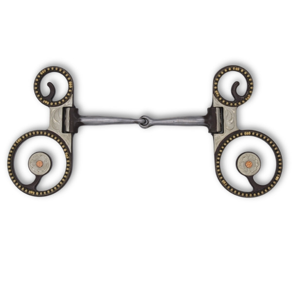 Colt breaker Westernbit einfach gebrochen, Snaffle Bit, 13,5 cm