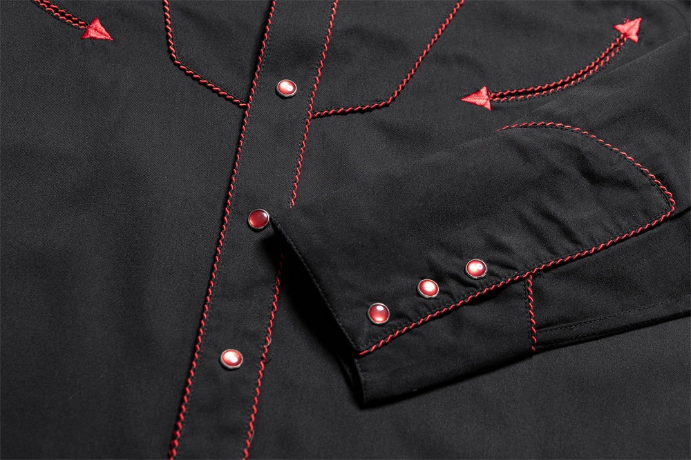 Westernhemd MILTON schwarz