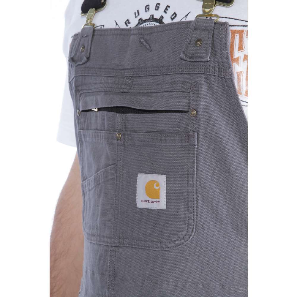 Lightweight men's overall made from stretch linen