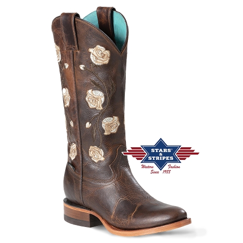 Westernstiefel WBL-70 Damen, braun