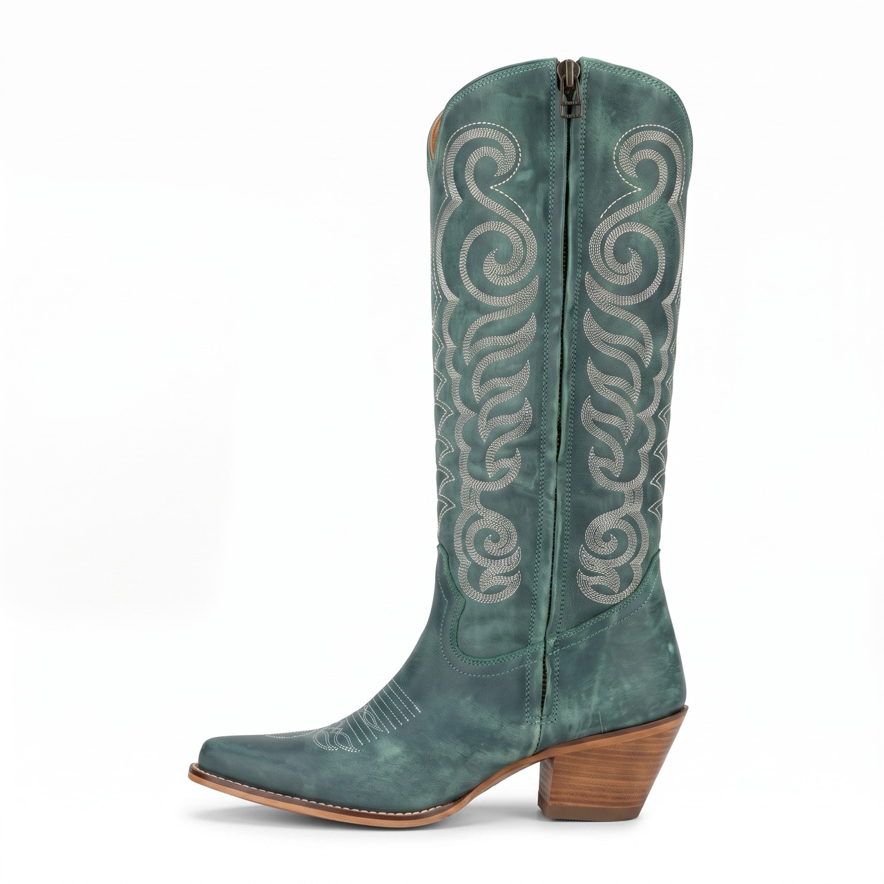 Myra Bag Nalejandra Stiefel in Tief Türkis