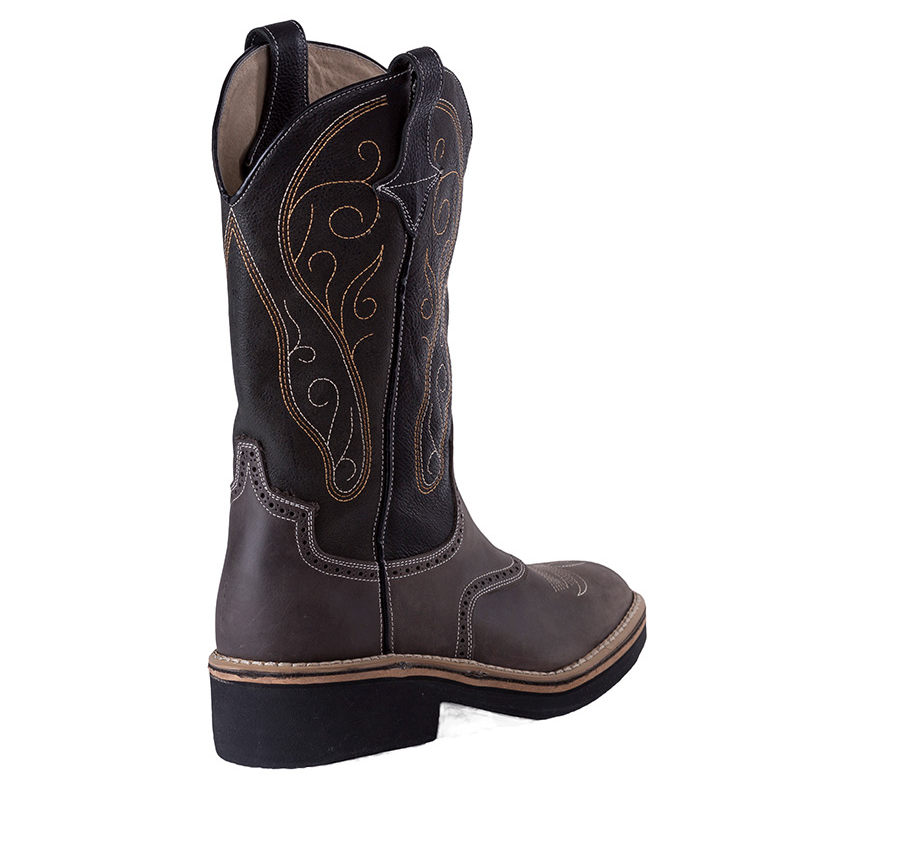 Cowboy boots 500 black, brown