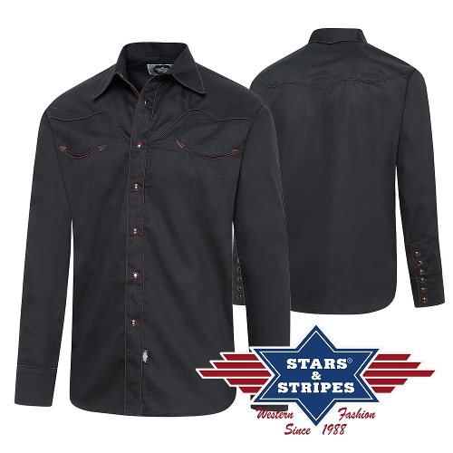 Westernhemd Line Dance Hemd JACK BLACK