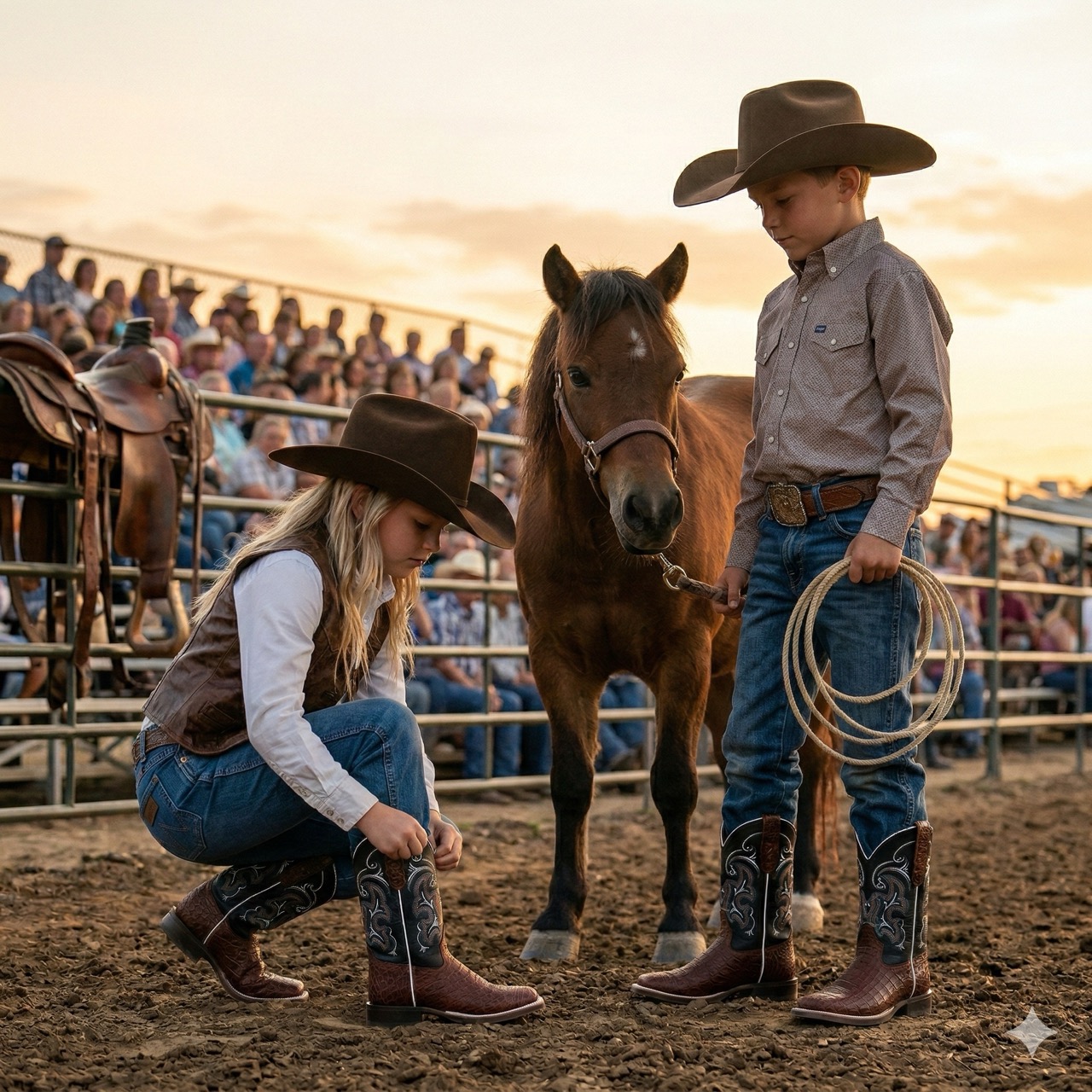 Cowboy boots for children BSC1975 Bisbee