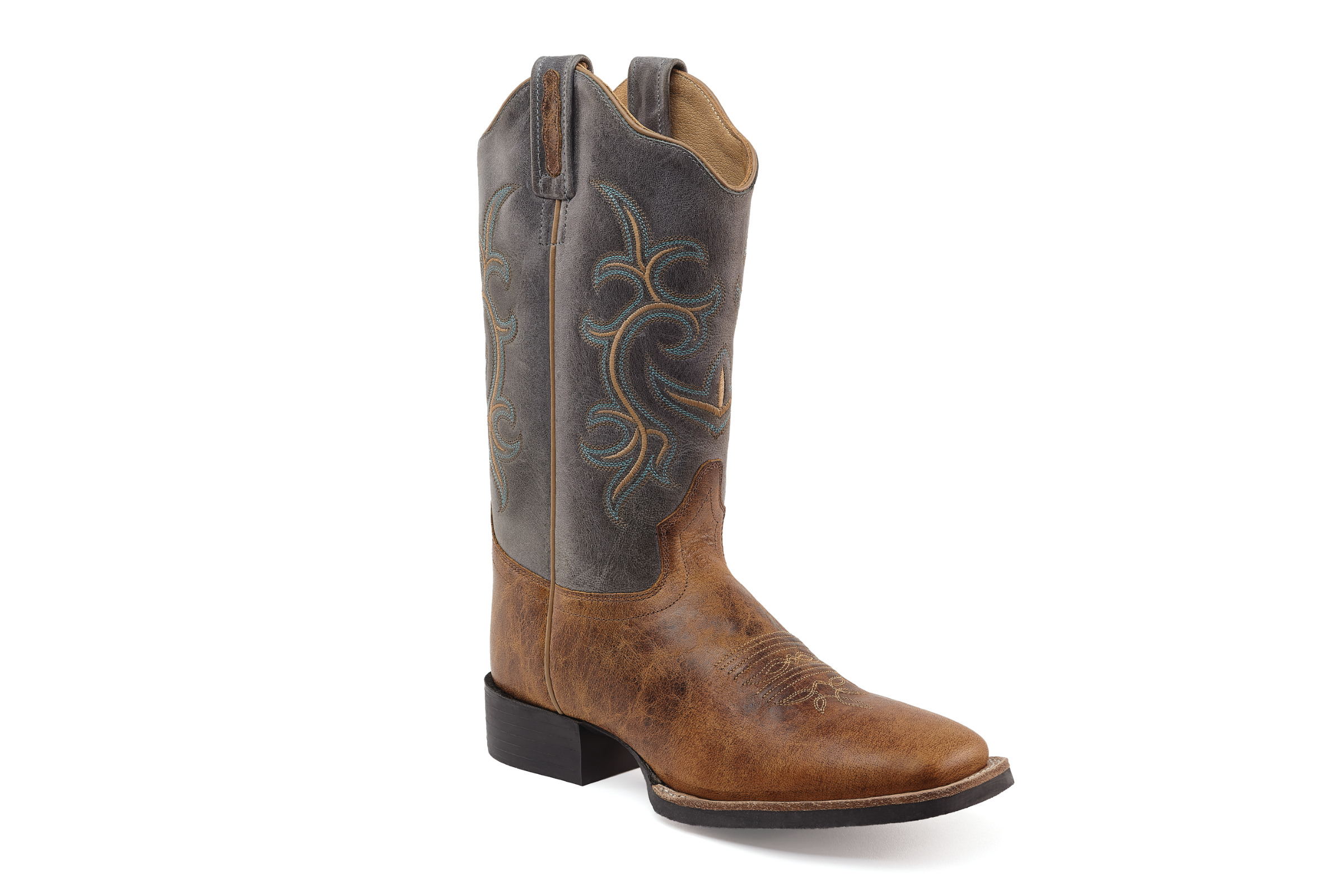Cowboy boots ladies 18173E Hillsboro, brown/blue