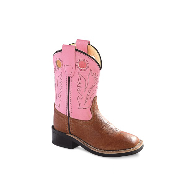 Kovbojské boty pro batolata BSI1839, růžové