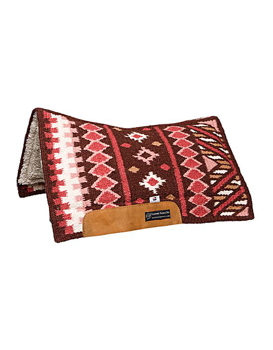 Westernová podložka CSF podložka "DIAMOND STARS" Standard CHOCO