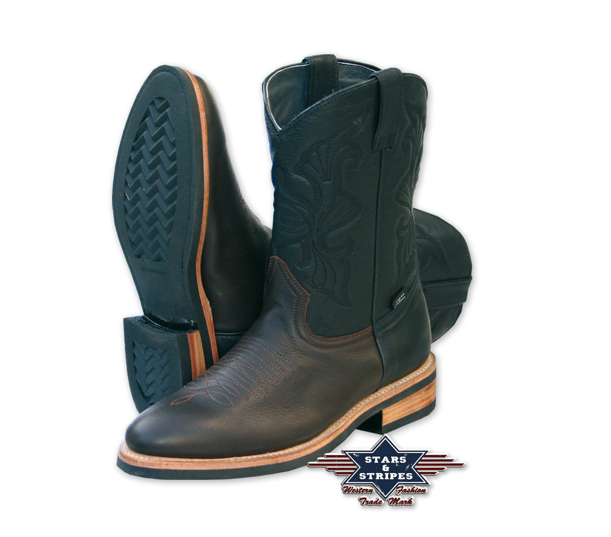 Cowboy boots WB-13, black