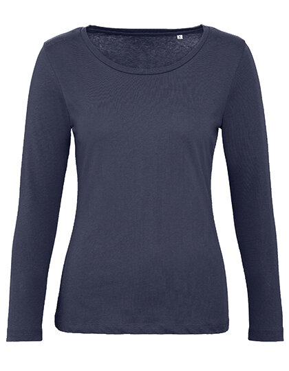 Basic ladies organic long sleeve shirt