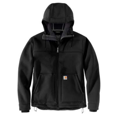 Hooded jacket with Sherpa lining, water-repellent finish and Wind Fighter technology