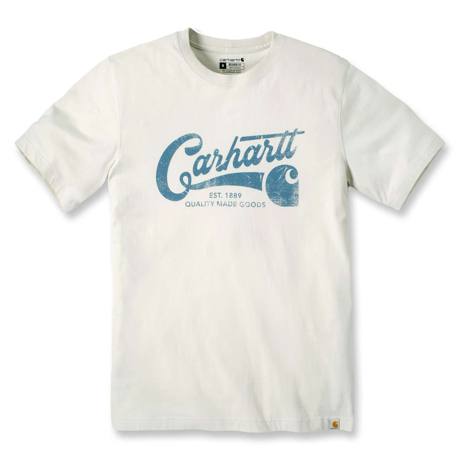 Men's short-sleeved T-shirt with Carhartt print