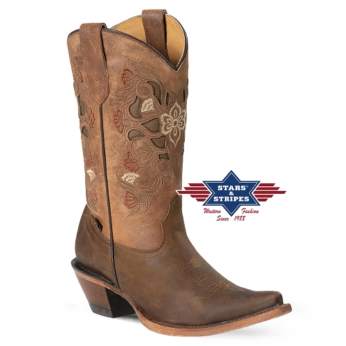 Western boot WBL-69 ladies, brown
