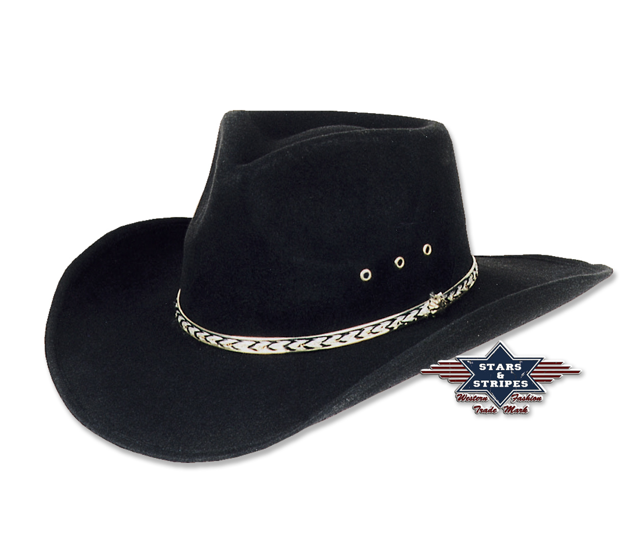 Cowboy Hat Western Hat KANSAS BLACK