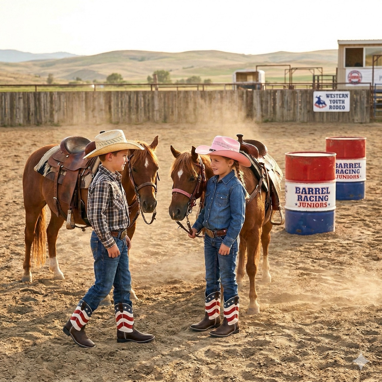 Cowboy boots for children BSC1824, America